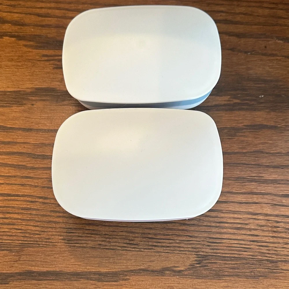 White Rectangular Storage Containers